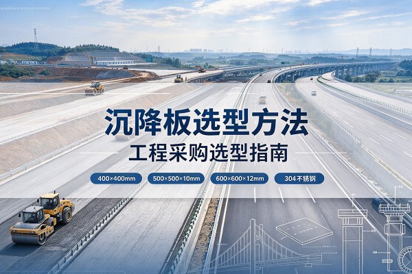 元谋沉降板选择方法